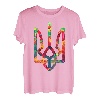 Wappen der Ukraine in den Nationalfarben | Ukrainische Macht T-Shirt