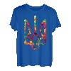 Wappen der Ukraine in den Nationalfarben | Ukrainische Macht T-Shirt