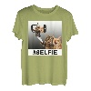 Katzenliebhaber Frauen Selfie Lustige Katze Mama Papa Katze T-Shirt