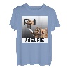 Katzenliebhaber Frauen Selfie Lustige Katze Mama Papa Katze T-Shirt