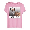 Katzenliebhaber Frauen Selfie Lustige Katze Mama Papa Katze T-Shirt