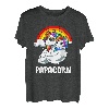 Herren Lustiges Papacorn Papa Einhorn - Vater-Tochter-Einhörner T-Shirt