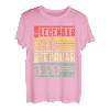 Legendär seit Februar 1951 72. Geburtstag Vintage T-Shirt
