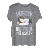 Einhorn Positiv Auf Müde Getestet T-Shirt
