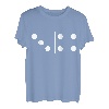 Fasching & Karneval 3/4 Domino Stein Kostüm T-Shirt