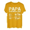 Herren Papa Stundenlohn Witzig Geschenk Lustiger Spruch Vater T-Shirt