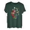 Anatomisches Herz und Blumen zeigen Ihre Liebe Frauen Männer T-Shirt