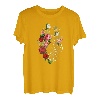 Anatomisches Herz und Blumen zeigen Ihre Liebe Frauen Männer T-Shirt