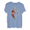 Anatomisches Herz und Blumen zeigen Ihre Liebe Frauen Männer T-Shirt