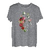 Anatomisches Herz und Blumen zeigen Ihre Liebe Frauen Männer T-Shirt