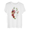 Anatomisches Herz und Blumen zeigen Ihre Liebe Frauen Männer T-Shirt