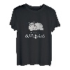Offizielles Schlafshirt Nilpferd Schlafanzug T-Shirt