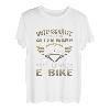 Herren Lustiger Radfahrer Spruch Radsportler Alter Mann E-Bike T-Shirt