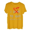 I LIFT TO EAT Never Not Hungry Funny Bodybuilding Gym T-Shirt