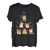Meerschweinchen Weihnachtsbaum Weihnachtsgeschenke Lustiges T-Shirt