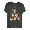 Meerschweinchen Weihnachtsbaum Weihnachtsgeschenke Lustiges T-Shirt