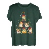 Meerschweinchen Weihnachtsbaum Weihnachtsgeschenke Lustiges T-Shirt