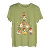 Meerschweinchen Weihnachtsbaum Weihnachtsgeschenke Lustiges T-Shirt