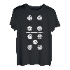 Domino Game Tshirt Fliesenstücke Trendige Gruppenfamilie Match T-Shirt