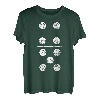 Domino Game Tshirt Fliesenstücke Trendige Gruppenfamilie Match T-Shirt
