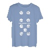 Domino Game Tshirt Fliesenstücke Trendige Gruppenfamilie Match T-Shirt