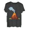 Vulkan Eruption Lava Magma Vulkanausbruch Vulkane Geologie T-Shirt
