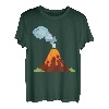 Vulkan Eruption Lava Magma Vulkanausbruch Vulkane Geologie T-Shirt