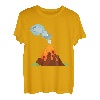 Vulkan Eruption Lava Magma Vulkanausbruch Vulkane Geologie T-Shirt