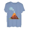 Vulkan Eruption Lava Magma Vulkanausbruch Vulkane Geologie T-Shirt