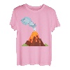 Vulkan Eruption Lava Magma Vulkanausbruch Vulkane Geologie T-Shirt