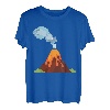 Vulkan Eruption Lava Magma Vulkanausbruch Vulkane Geologie T-Shirt