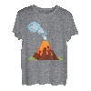 Vulkan Eruption Lava Magma Vulkanausbruch Vulkane Geologie T-Shirt