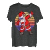 Weihnachtsmann-T-Shirt für Herren, Dabbing Santa Kinder, Jungen T-Shirt