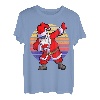 Weihnachtsmann-T-Shirt für Herren, Dabbing Santa Kinder, Jungen T-Shirt