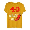 40 Und Immer Noch Scharf Wie Chili - 40. Geburtstag Geschenk T-Shirt