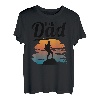 Herren Bergsteigen Outdoor Männer Wandern Wanderer Papa Vater T-Shirt