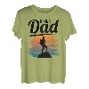 Herren Bergsteigen Outdoor Männer Wandern Wanderer Papa Vater T-Shirt
