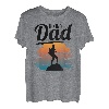 Herren Bergsteigen Outdoor Männer Wandern Wanderer Papa Vater T-Shirt