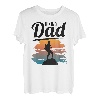 Herren Bergsteigen Outdoor Männer Wandern Wanderer Papa Vater T-Shirt