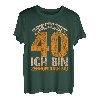 Vintage 40ter 40 Mann Lustiger Spruch 40. Geburtstag T-Shirt