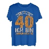 Vintage 40ter 40 Mann Lustiger Spruch 40. Geburtstag T-Shirt