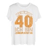 Vintage 40ter 40 Mann Lustiger Spruch 40. Geburtstag T-Shirt