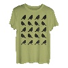 Amsel Vogel Singvogel Vogelfreund Ornithologe Gartenvogel T-Shirt