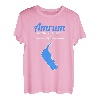 Amrum Koordinaten Nordsee Insel Urlaub Reise T-Shirt