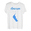 Amrum Koordinaten Nordsee Insel Urlaub Reise T-Shirt