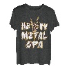 Herren Heavy Metal Opa Großvater Metaller Pommesgabel Rock Geschenk T-Shirt