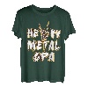 Herren Heavy Metal Opa Großvater Metaller Pommesgabel Rock Geschenk T-Shirt