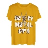 Herren Heavy Metal Opa Großvater Metaller Pommesgabel Rock Geschenk T-Shirt