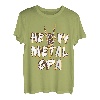 Herren Heavy Metal Opa Großvater Metaller Pommesgabel Rock Geschenk T-Shirt