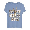 Herren Heavy Metal Opa Großvater Metaller Pommesgabel Rock Geschenk T-Shirt